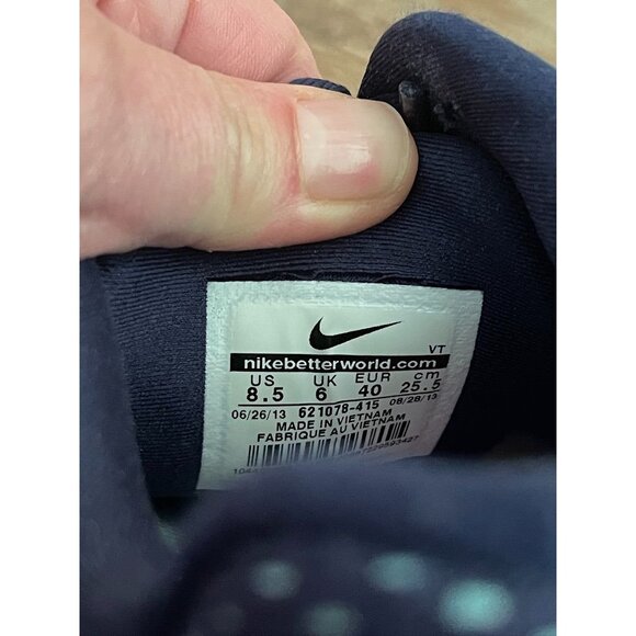 EUC Nike Air Max 2013 Women's Midnight Navy Sail Pink - Picture 7 of 10